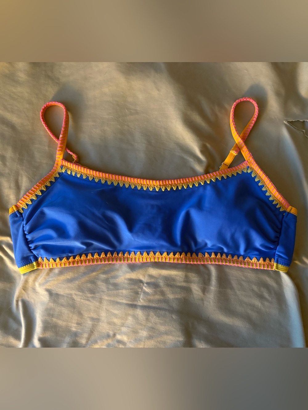 3 for $10 Royal blue BoHo bikini top 💙🧡